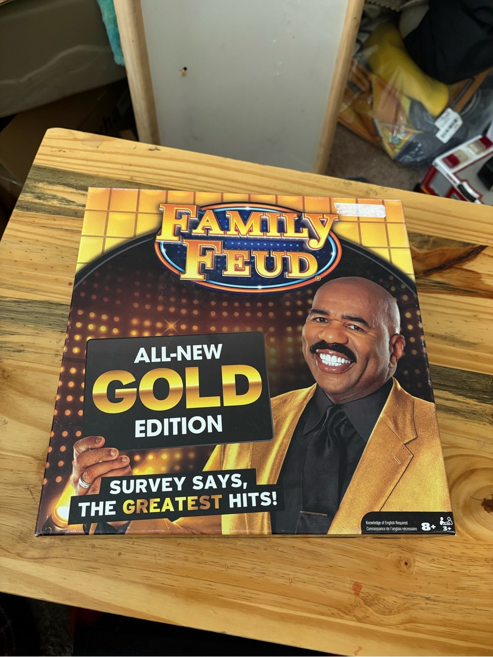 Family Feud All-New Gold Edition Board Game - Gold Jacket